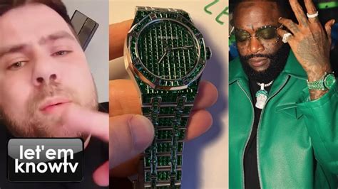 rick ross wearing fake watch|rick ross nico leonard.